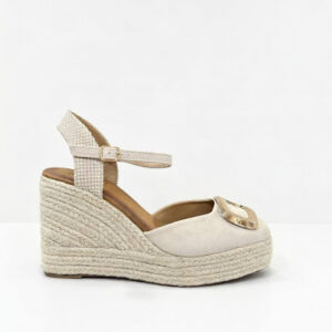 zapato en cuña ibiza lulua de tacón y adorno