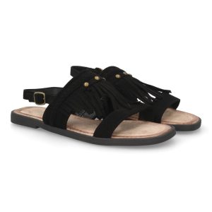 Sandalia boho mujer cómoda verano con flecos