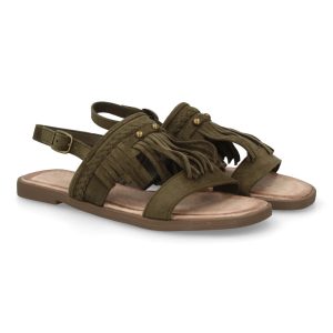 Sandalia boho mujer cómoda verano con flecos